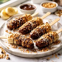 Crunchy Banana Pops
