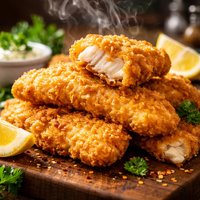 Crunchy Batter Fried Fish No Beer