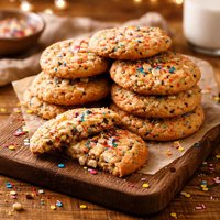 Crunchy Birthday Cookies