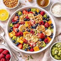 Crunchy Breakfast Fruit Salad