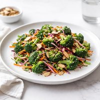Crunchy Broccoli Almond Salad