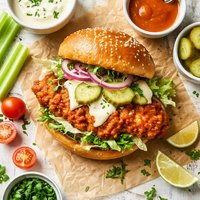 Crunchy Buffalo Chicken Sandwich
