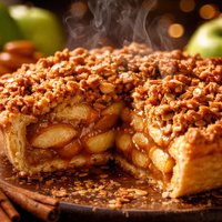 Crunchy Caramel Apple Pie