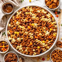 Crunchy Caramel Snack Mix