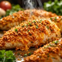 Crunchy Cheddar Chicken Breasts