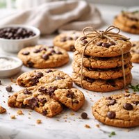 Crunchy Chocolate Chip Cookies