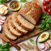 Crunchy Cracked Wheat Bread