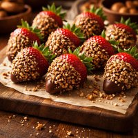 Crunchy Dipped Strawberries