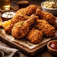 Crunchy Gluten Free Fried Chicken