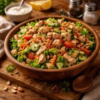 Crunchy Low Fat Summer Chicken Salad