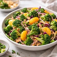 Crunchy Mandarin Orange Broccoli Salad