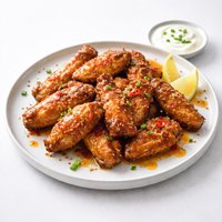 Crunchy Oven Baked Hot Honey Wings