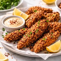 Crunchy Pecan Coated Chicken Strips