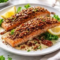 Crunchy Pecan Salmon