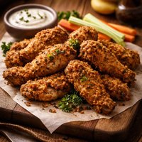 Crunchy Ranch Chicken Wings