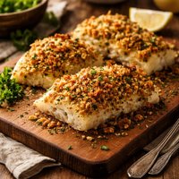 Crunchy Topped Cod