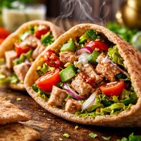 Crunchy Turkey Pita Pockets