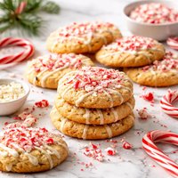 Crushed Candy Cane Cookies