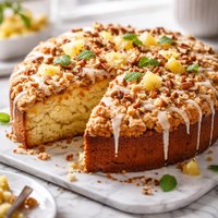 Crushed Pineapple Coffee Cake