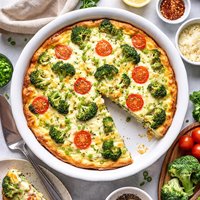 Crustless Broccoli Quiche