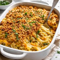 Crusty Crunchy Cheddar Cabbage Casserole