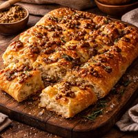 Crusty Mustard Focaccia