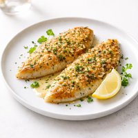 Crusty Parmesan Flounder Fillets