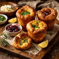 Crusty Popovers W 3 Variations Gluten Free