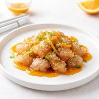 Crystal Pork in Orange Sauce