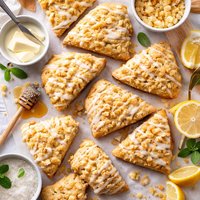 Crystallized Ginger Scones