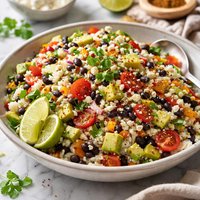 Cuban Beans and Rice Salad
