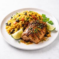 Cuban Chicken with Yellow Rice