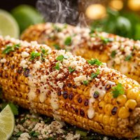 Cuban Grilled Corn with Cotija Cheese