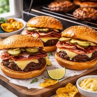 Cuban Style Burgers on the Grill