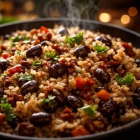 Cuban Style Cristianos Y Moros Congri