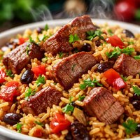 Cuban Style Pork Rice