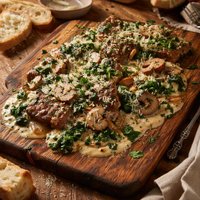 Cube Steak Florentine