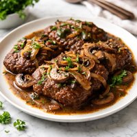 Cube Steak Salisbury Style Alton Brown