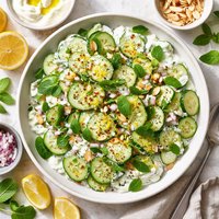 Cucumber and Mint Yogurt Salad