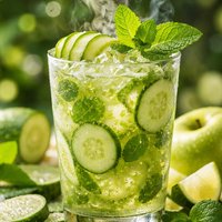 Cucumber Apple and Mint Cooler