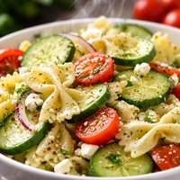 Cucumber Bow Tie Salad