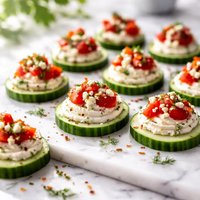 Cucumber Chip Appetizers
