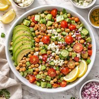 Cucumber Garbanzo Salad