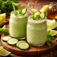 Cucumber Honeydew Smoothies