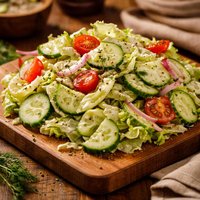 Cucumber Iceberg Salad