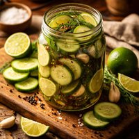 Cucumber Lime Pickles