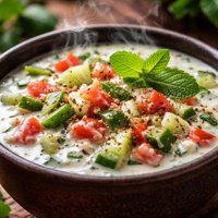 Cucumber Mint and Tomato Raita