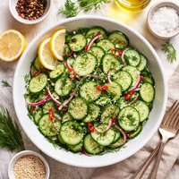 Cucumber Salad Agurkesalat