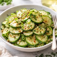 Cucumber Salad with Horseradish Mustard