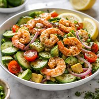 Cucumber Shrimp Salad